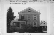 401 CENTRAL AVE, a Greek Revival house, built in Waukesha, Wisconsin in 1845.