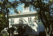 E1446 Main St (was E1454 MAIN ST), a Italianate house, built in Dayton, Wisconsin in 1850.