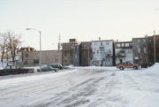 115-117 E FULTON ST, a Italianate industrial building, built in Waupaca, Wisconsin in 1868.