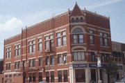122 S MAIN ST, a Queen Anne bank/financial institution, built in Waupaca, Wisconsin in 1893.