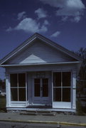 215 JEFFERSON ST, a Greek Revival bank/financial institution, built in Waupaca, Wisconsin in 1862.