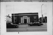 2 N MAIN ST, a Art/Streamline Moderne post office, built in Clintonville, Wisconsin in 1935.