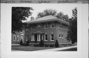 510 JEFFERSON ST, a Colonial Revival/Georgian Revival house, built in Waupaca, Wisconsin in 1926.