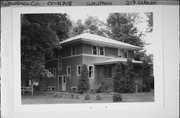 217 E LAKE ST, a American Foursquare house, built in Waupaca, Wisconsin in 1915.