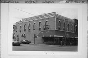 101-103 N MAIN ST, a Italianate large retail building, built in Waupaca, Wisconsin in 1878.