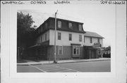 214 E UNION ST, a Second Empire lodging-hotel, built in Waupaca, Wisconsin in 1892.