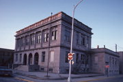 3 MILL ST, a Neoclassical/Beaux Arts library, built in Menasha, Wisconsin in 1898.