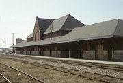 Chicago and Northwestern Railroad Depot, a Building.
