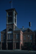 Omro Village Hall and Engine House, a Building.