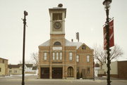 Omro Village Hall and Engine House, a Building.