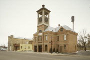 Omro Village Hall and Engine House, a Building.