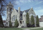 1174 ALGOMA BLVD, a Romanesque Revival church, built in Oshkosh, Wisconsin in 1892.