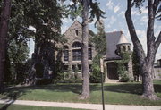 1174 ALGOMA BLVD, a Romanesque Revival church, built in Oshkosh, Wisconsin in 1892.