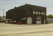 17 W 6TH AVE, a Italianate fire house, built in Oshkosh, Wisconsin in 1868.