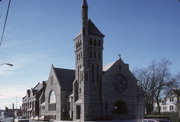 203 ALGOMA BLVD (AKA 311 DIVISION ST), a Romanesque Revival house of worship, built in Oshkosh, Wisconsin in 1887.