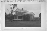 2716 STATE ROAD 150, NORTH SIDE, .45 MILE EAST OF US 45, a Greek Revival house, built in Clayton, Wisconsin in 1870.