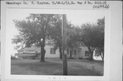 COUNTY HIGHWAY T, EAST SIDE, .7 MILE NORTH OF COUNTY HIGHWAY S, a Gabled Ell house, built in Clayton, Wisconsin in .