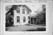98 BROAD ST, a Gabled Ell house, built in Menasha, Wisconsin in 1870.
