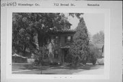 712 BROAD ST, a Italianate house, built in Menasha, Wisconsin in 1870.