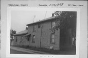 213 MANITOWOC ST, a Two Story Cube house, built in Menasha, Wisconsin in 1900.