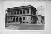 3 MILL ST, a Neoclassical/Beaux Arts library, built in Menasha, Wisconsin in 1898.