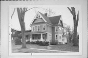 338 NAYMUT ST, a Queen Anne house, built in Menasha, Wisconsin in 1893.