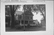 338 NAYMUT ST, a Queen Anne house, built in Menasha, Wisconsin in 1893.