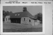 DOTY PARK, a English Revival Styles recreational building/gymnasium, built in Neenah, Wisconsin in 1922.