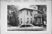 243 E DOTY AVE, a Italianate house, built in Neenah, Wisconsin in 1885.