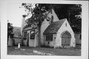Oakridge Road & US 41, a English Revival Styles church, built in Neenah, Wisconsin in 1924.