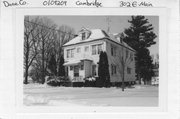 302 E MAIN ST (US HIGHWAY 12), a American Foursquare house, built in Cambridge, Wisconsin in 1920.