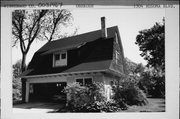 1304 ALGOMA BLVD, a Dutch Colonial Revival carriage house, built in Oshkosh, Wisconsin in 1908.