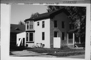 543 JACKSON ST, a Greek Revival house, built in Oshkosh, Wisconsin in 1858.
