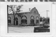 601 S 4TH ST, a Romanesque Revival power plant, built in Stoughton, Wisconsin in 1911.