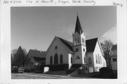 172 N MAIN ST, a Early Gothic Revival house of worship, built in Oregon, Wisconsin in 1895.