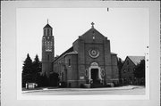530 10TH AVE N, a Romanesque Revival church, built in Wisconsin Rapids, Wisconsin in 1932.