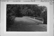 END OF MEAD ST, ACROSS WISCONSIN RIVER TO PRIVATE ISLAND, a Neoclassical/Beaux Arts bridge, built in Wisconsin Rapids, Wisconsin in 1915.
