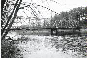 BLOMBERG RD OVER THE CHIPPEWA RIVER, a NA (unknown or not a building) overhead truss bridge, built in Weirgor, Wisconsin in 1914.