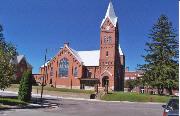 401 S WASHINGTON ST, a Late Gothic Revival church, built in Arcadia, Wisconsin in 1902.