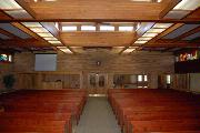 312 S 3RD ST, a Usonian house of worship, built in Evansville, Wisconsin in 1958.
