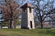 120 ANTES DR, a Rustic Style designed landscape feature, built in Evansville, Wisconsin in 1940.