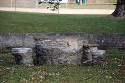 LEONARD-LEOTA PARK, a Rustic Style designed landscape feature, built in Evansville, Wisconsin in 1936.