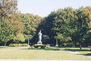 3257 S LAKE DR, a Italianate religious residence, built in St. Francis, Wisconsin in 1855.