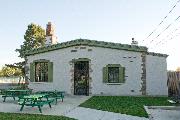 98 Fifth St, a Spanish/Mediterranean Styles boat house, built in Neenah, Wisconsin in 1932.