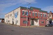 172 S LEONARD ST, a Commercial Vernacular automobile showroom, built in West Salem, Wisconsin in 1919.