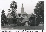 3696 US HIGHWAY 45, a English Revival Styles church, built in Jackson, Wisconsin in 1922.