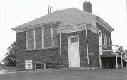 S2053 COUNTY HIGHWAY E, a Front Gabled school-one to six room, built in Waumandee, Wisconsin in 1902.