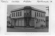 1834 Parmenter St, a Commercial Vernacular small retail building, built in Middleton, Wisconsin in 1898.