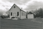 GRAVEL DEAD END RD OFF OLD COUNTY HIGHWAY M, a Front Gabled city/town/village hall/auditorium, built in Trade Lake, Wisconsin in 1890.