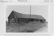 W SIDE SWEDEN RD, 1.2 MI N OF US HIGHWAY 63, a Astylistic Utilitarian Building barn, built in Drummond, Wisconsin in .